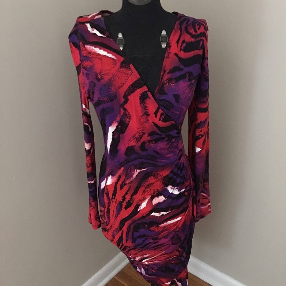Cache Wrap Dress